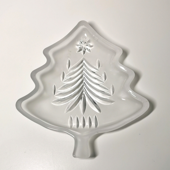 MISKASA | Yuletide Tree Frost Sweet Dish, 5" (NEW) - Picture 1 of 3